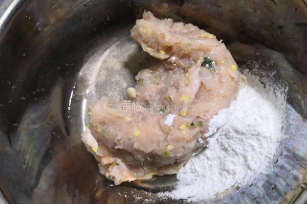 低卡鸡胸肉虾仁丸的做法图解6
