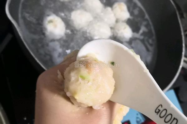低卡鸡胸肉虾仁丸的做法图解10