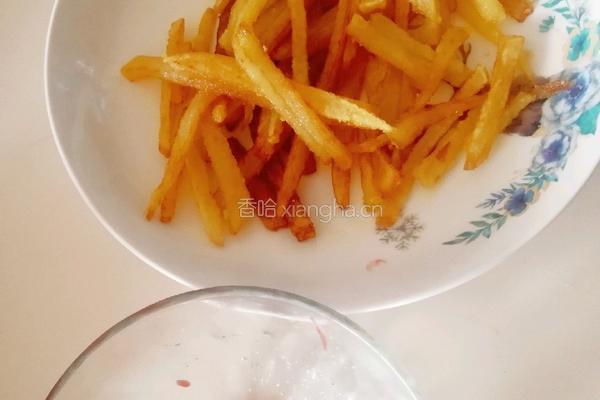 简单制作薯条的做法图解6