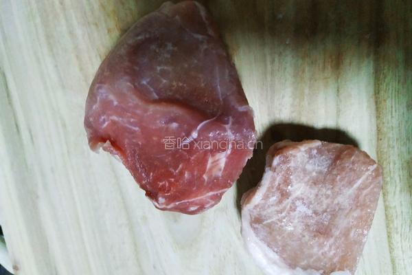 虾仁肉丸的做法图解1