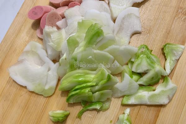 儿菜鸡蛋面条的做法图解8