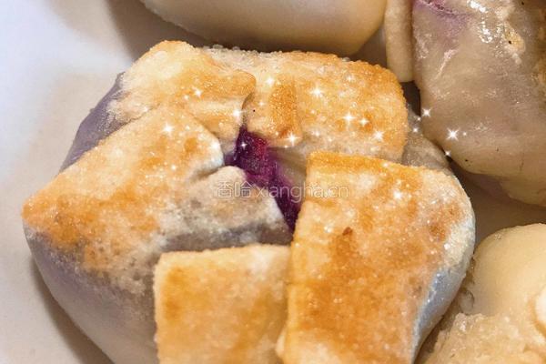 紫薯饼的做法图解7