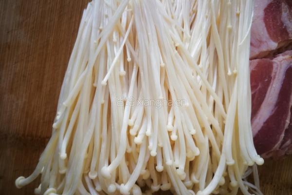 培根金针菇卷卷的做法图解2