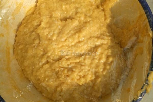 甜白酒发饼的做法图解3