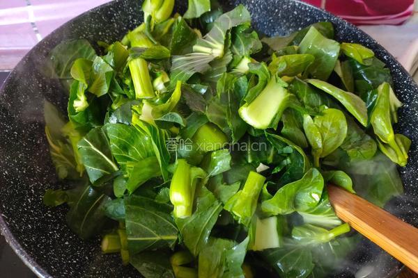 咸肉炒头薹的做法图解6