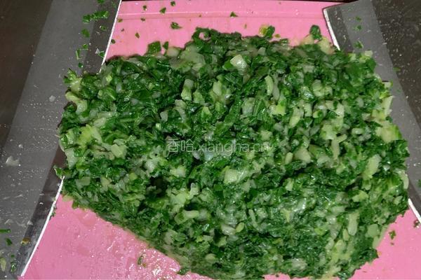 麻油香菇菜包的做法图解4