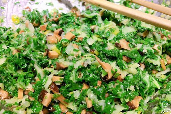 麻油香菇菜包的做法图解8