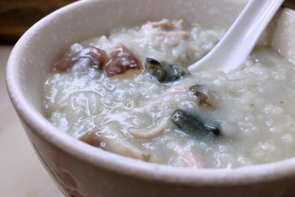 皮蛋瘦肉粥的做法图解8
