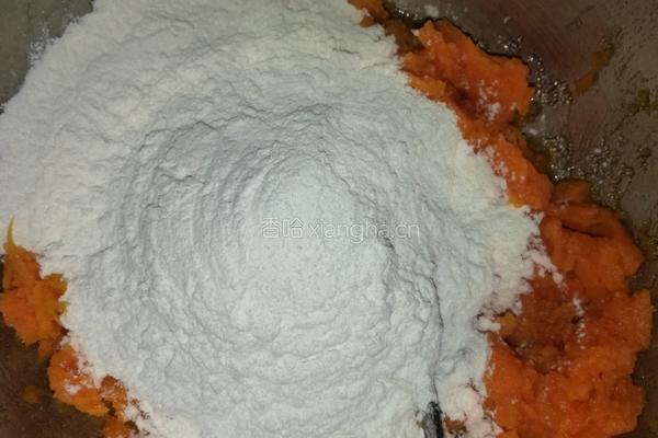 糯米蕃薯饼的做法图解2