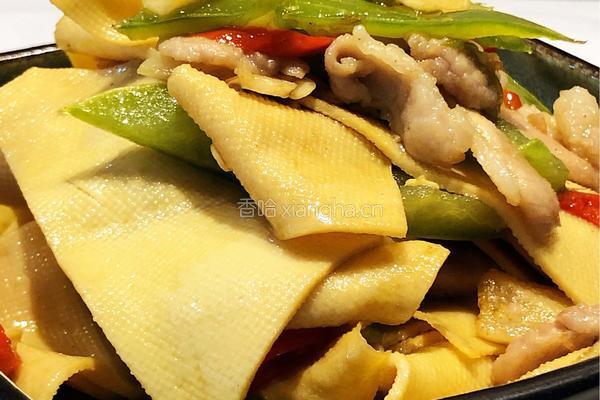 尖椒炒豆皮的做法图解9