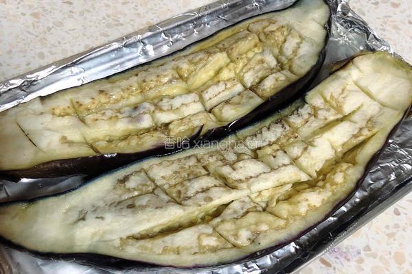 蒜末烤茄子的做法图解7