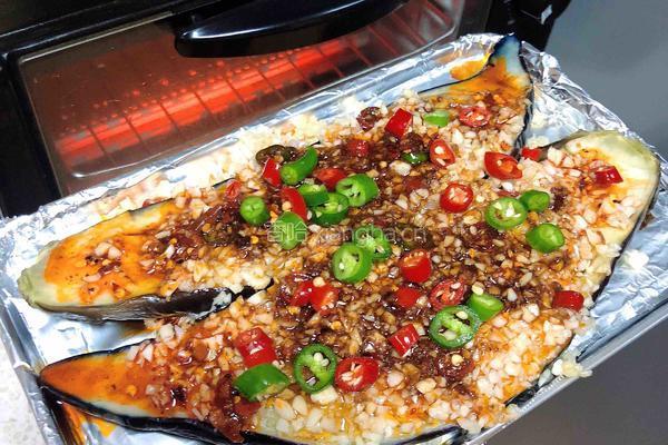 蒜末烤茄子的做法图解8