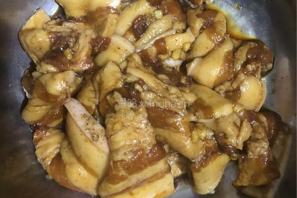 家常糯米粉蒸肉的做法图解1