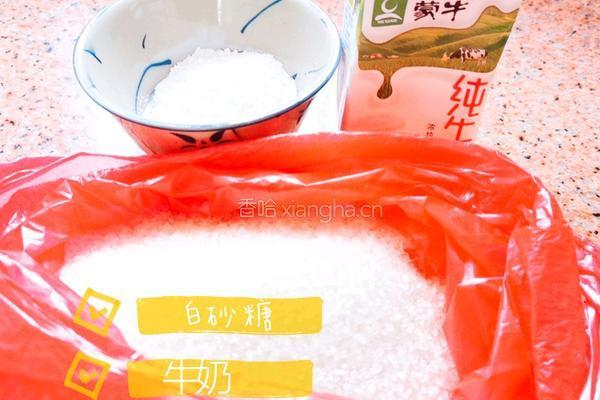 脆皮炸鲜奶（炸牛奶）的做法图解1