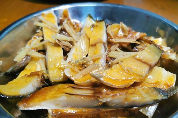 清蒸金鲳鱼干的做法图解4