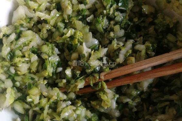 素白菜饺子馅的做法图解3
