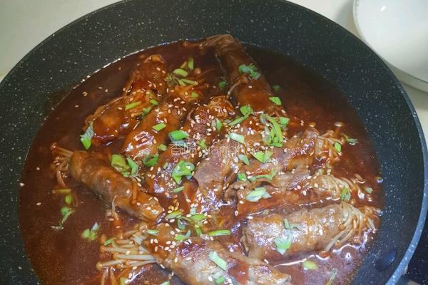 肥牛金针菇的做法图解5