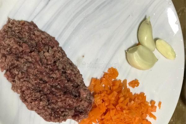 宝宝辅食（胡萝卜牛肉粥）的做法图解1