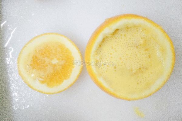 橙子蒸蛋的做法图解4