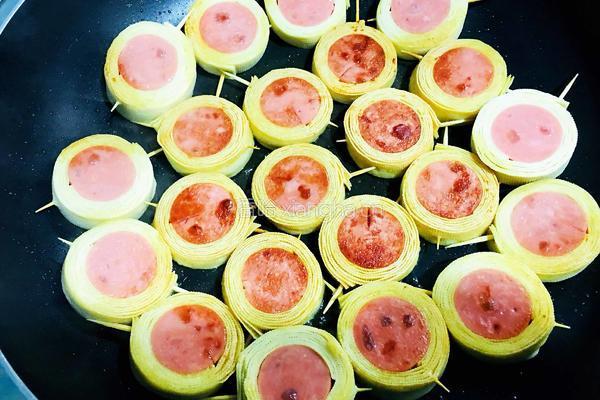 豆皮火腿卷的做法图解8
