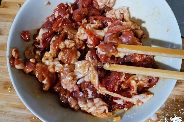 肉丝炒鱼面的做法图解4