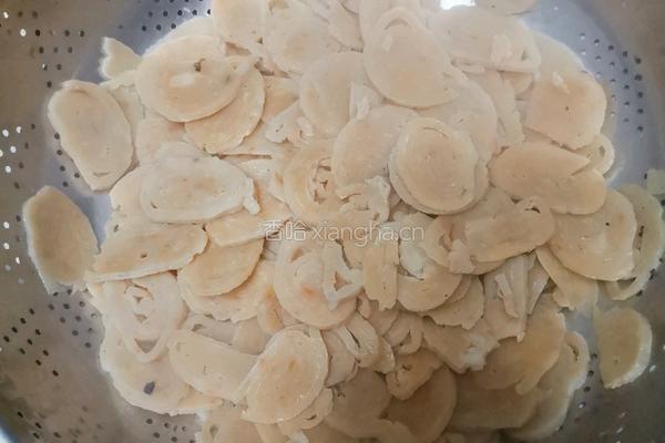 肉丝炒鱼面的做法图解6