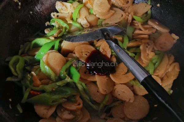 肉丝炒鱼面的做法图解10