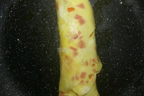 鸡蛋糯米卷饭的做法图解6