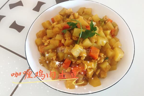咖喱鸡肉土豆的做法图解8
