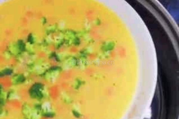 三色蒸水蛋的做法图解7