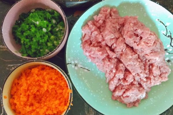 肉包子的做法图解4