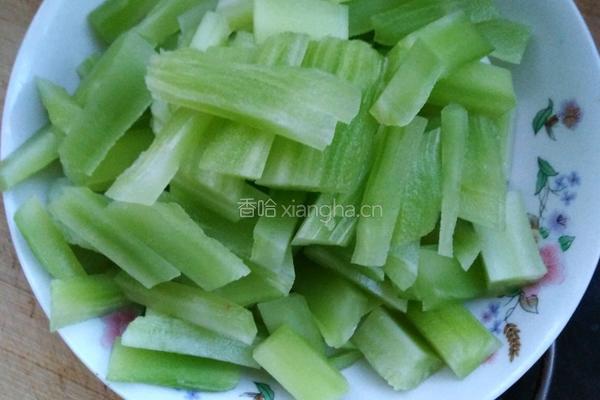 肉炒笋块的做法图解2