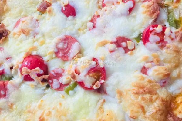 好吃的烤箱披萨的做法图解8