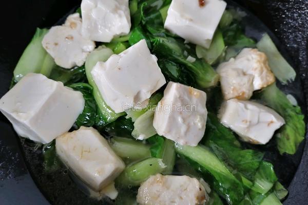 油菜豆腐的做法图解9