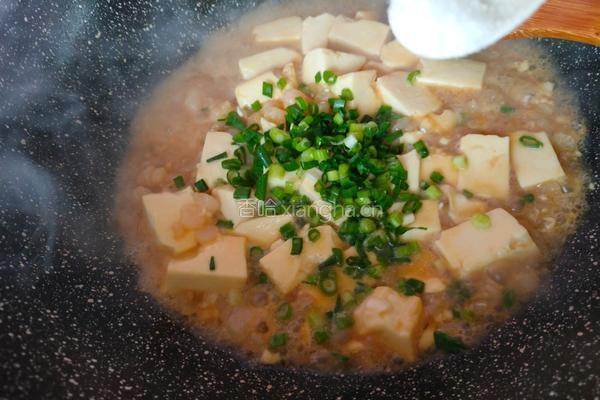 虾仁豆腐的做法图解8