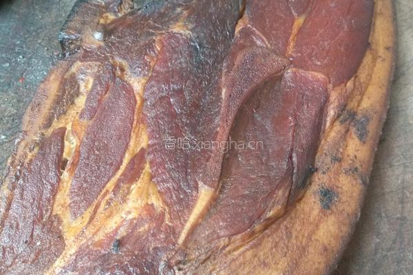 蕨菜炒腊肉的做法图解3
