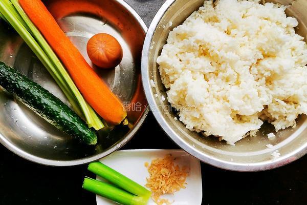 什锦酱油炒饭的做法图解1