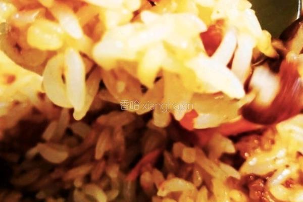 电饭锅四宝焗饭的做法图解7