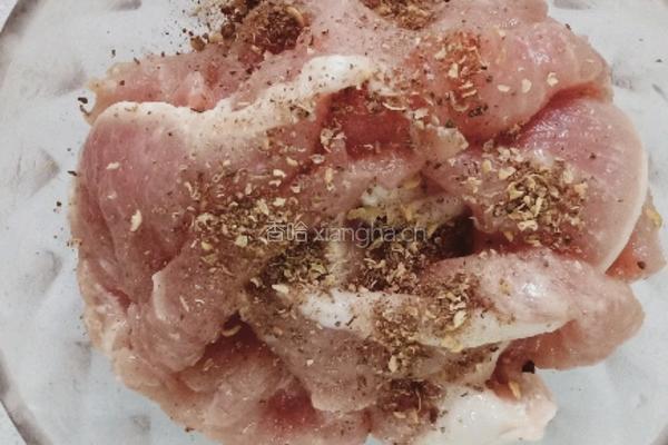 香煎猪里脊肉的做法图解3