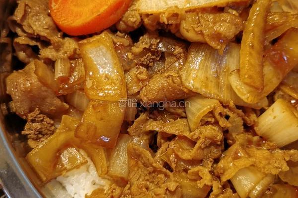 吉野家的牛肉饭（秘制酱汁