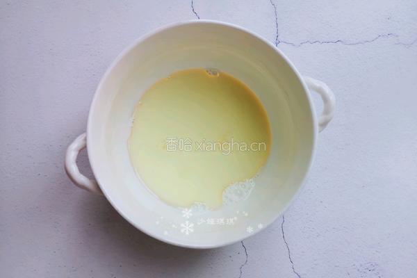 卡通肉松蛋糕的做法图解2