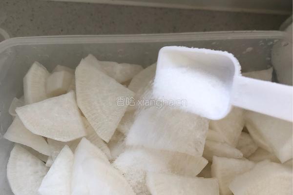 腌萝卜的做法图解2