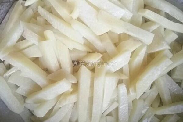 炸薯条的做法图解6