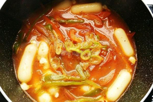 韩式辣炒年糕的做法图解5