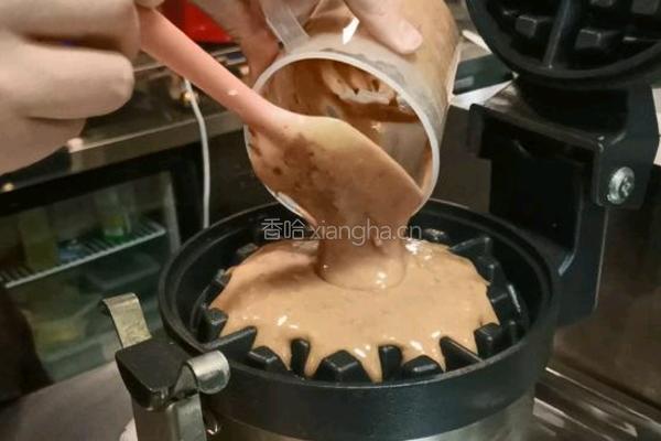 提拉米苏核桃华夫饼的做法图解6