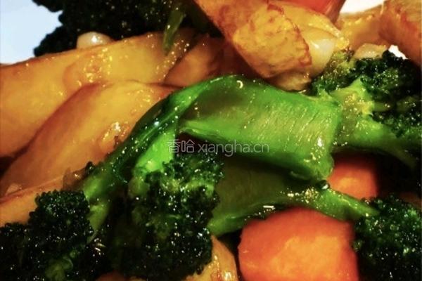 土豆条烧西兰花的做法图解14