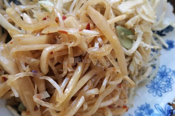 家常芥菜丝咸菜炒肉丝的做法图解1