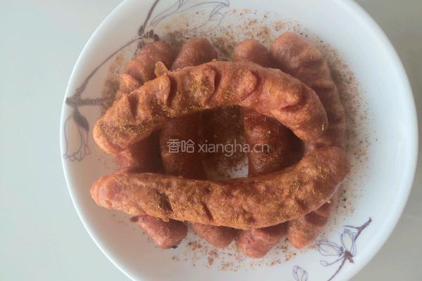 油炸香肠的做法图解4