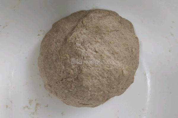 免揉快手领失败高纤维黑面包的做法图解4