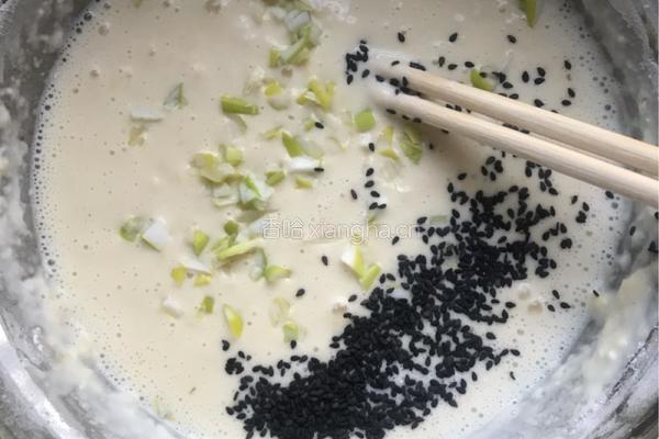 奶香芝麻饼的做法图解2